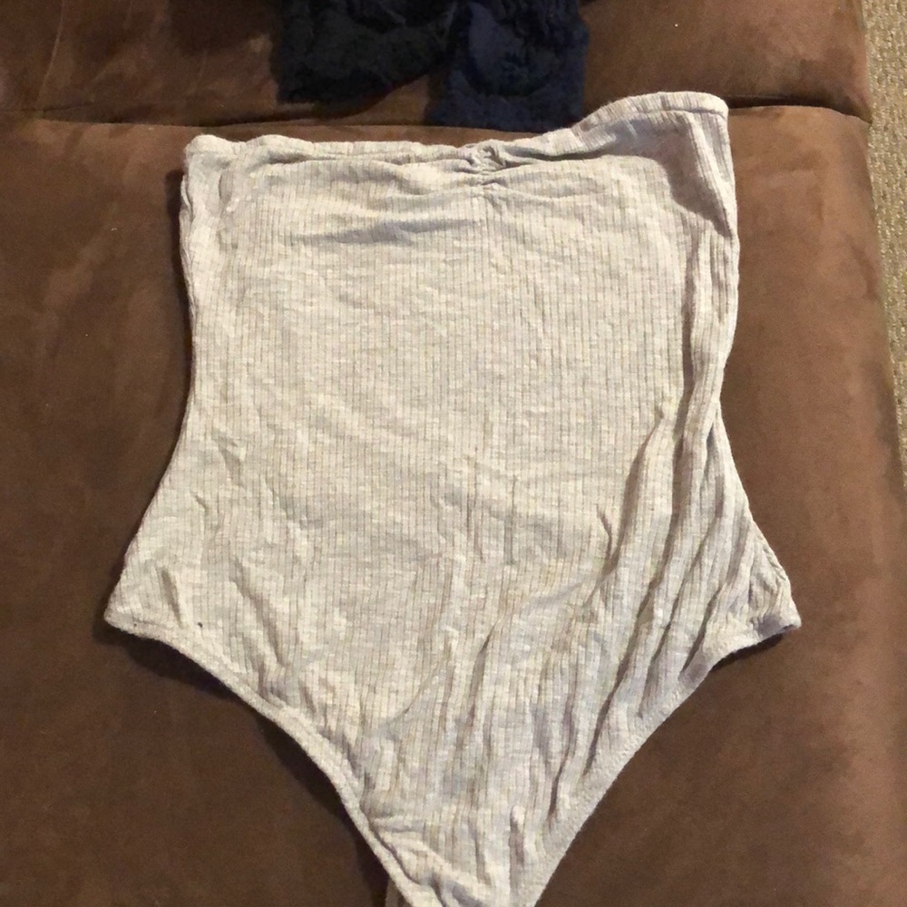 Grey bodysuit